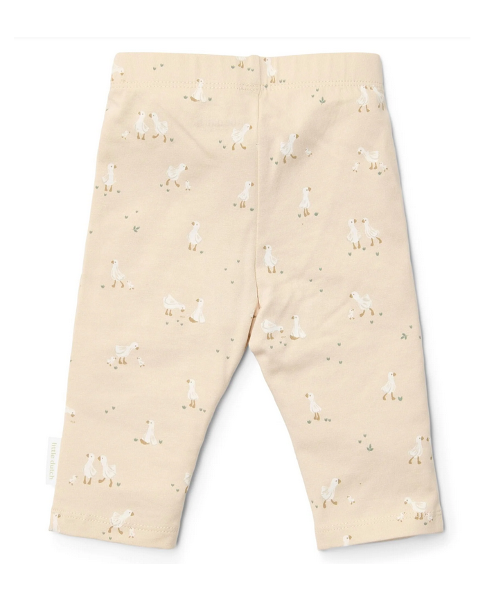 LITTLE DUTCH – Legging bébé en coton bio – Little Goose Sable