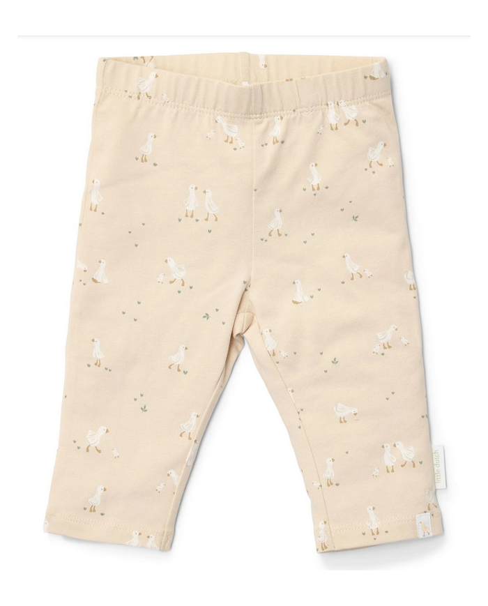LITTLE DUTCH – Legging bébé en coton bio – Little Goose Sable