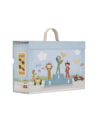 LITTLE DUTCH - Circuit de course en bois dans une mallette
