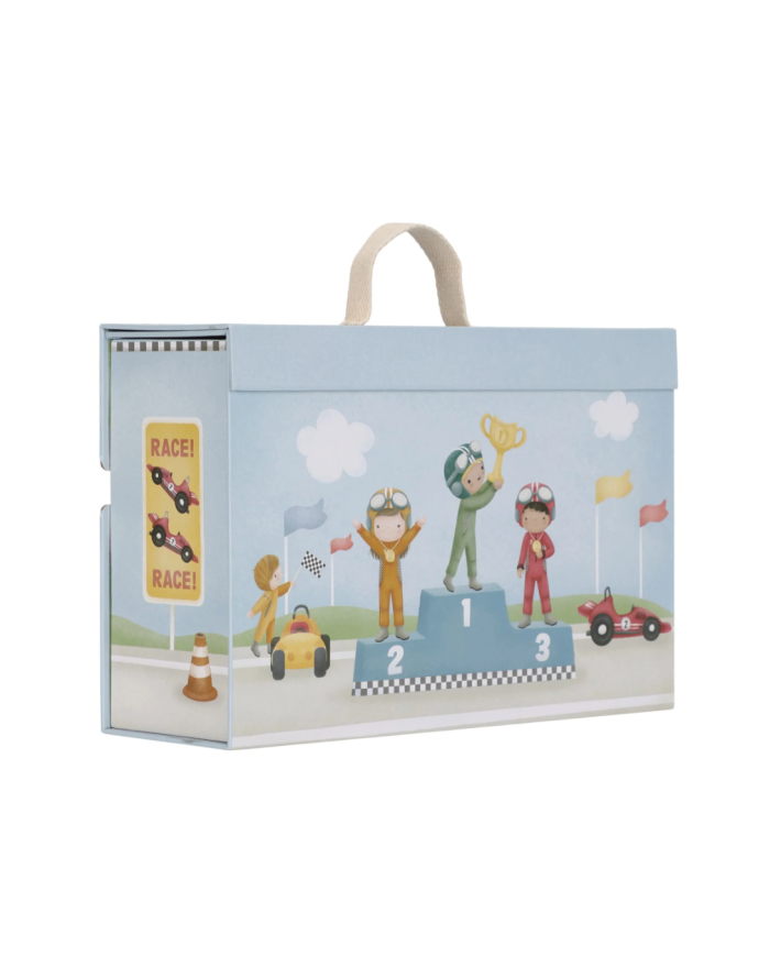 LITTLE DUTCH - Circuit de course en bois dans une mallette
