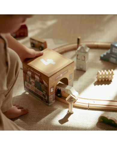 LITTLE DUTCH - Blocs empilables avec voitures