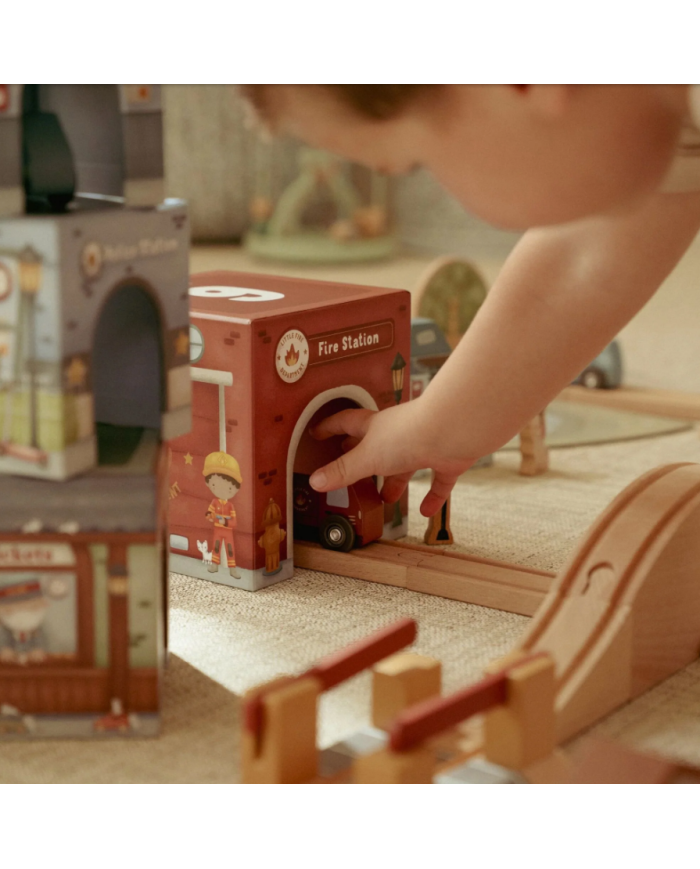 LITTLE DUTCH - Blocs empilables avec voitures