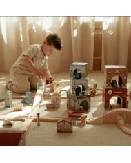 LITTLE DUTCH - Blocs empilables avec voitures