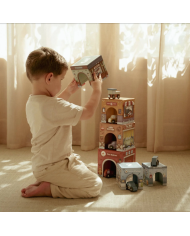 LITTLE DUTCH - Blocs empilables avec voitures