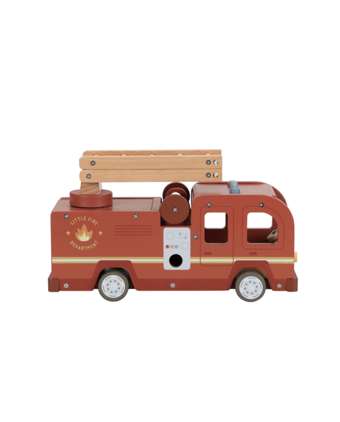 LITTLE DUTCH - Camion de pompiers en bois