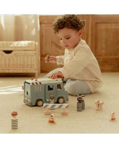 LITTLE DUTCH - Voiture de police en bois