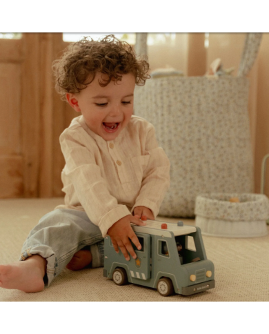 LITTLE DUTCH - Voiture de police en bois