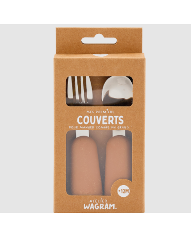 ATELIER WAGRAM - Kit de couverts bébé en silicone