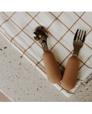 ATELIER WAGRAM - Kit de couverts bébé en silicone