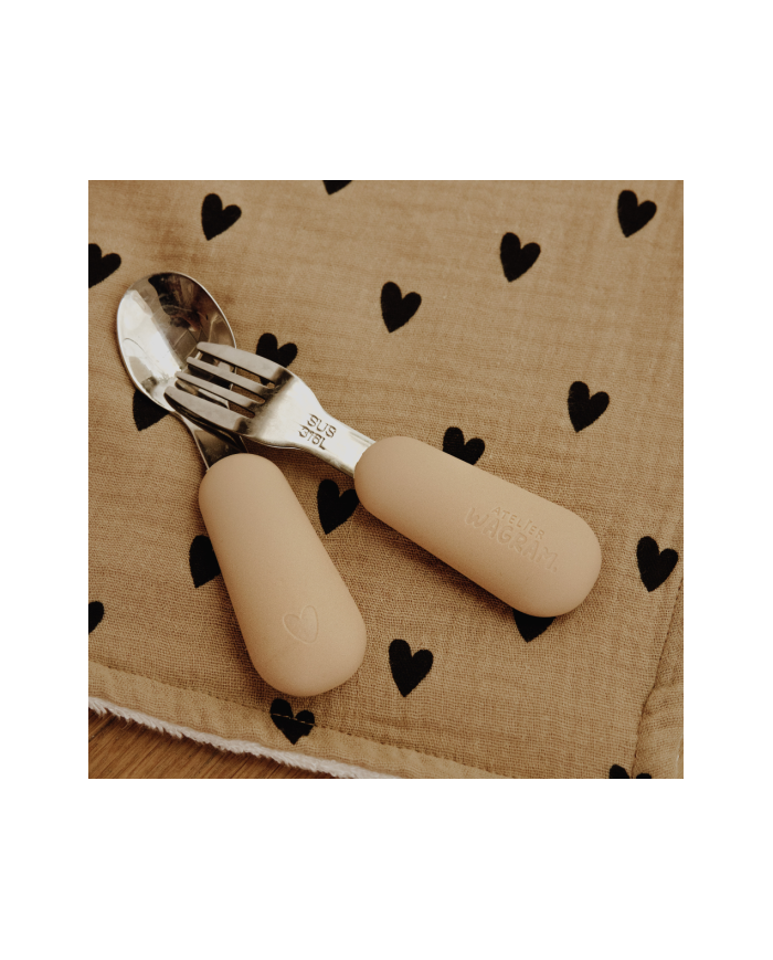 ATELIER WAGRAM - Kit de couverts bébé en silicone