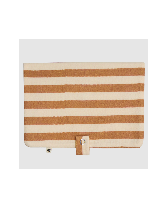 ATELIER WAGRAM - Pochette à couches en gaze de coton - Rayures