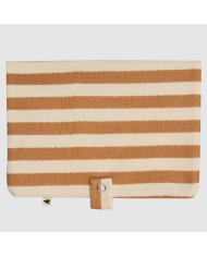 ATELIER WAGRAM - Pochette à couches en gaze de coton - Rayures