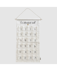 ATELIER WAGRAM - Calendrier de l’Avent en gaze de coton - Ecru