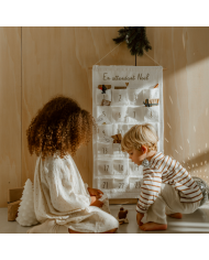 ATELIER WAGRAM - Calendrier de l’Avent en gaze de coton - Ecru
