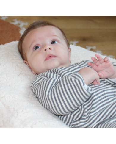 TANTE REINE - Housse 2 en 1 pour coussin d'allaitement - Sherpa