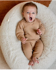 TANTE REINE - Housse 2 en 1 pour coussin d'allaitement - Sherpa