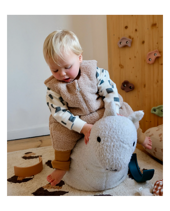 TANTE REINE - Gigoteuse à pieds - Teddy