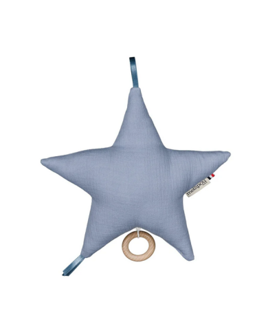 MELLIPOU - Coussin musical étoile Lennon - La Boum MELLIPOU - Coussin musical étoile Lennon - La Boum