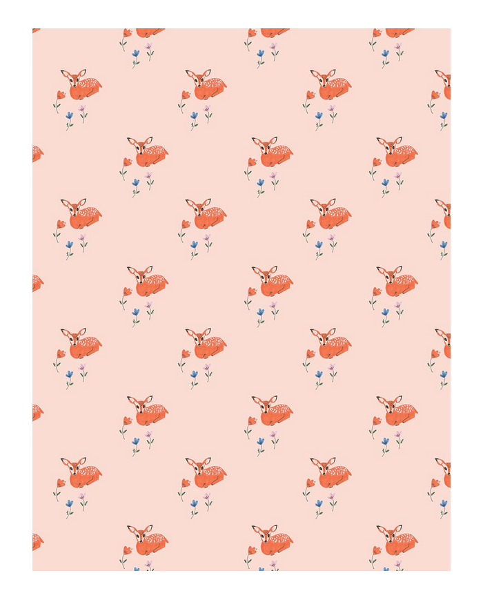 MINIKANE - Poussette Sweet deer avec volants MINIKANE - Poussette Sweet deer avec volants