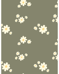 MINIKANE - Poussette Marguerites avec volants MINIKANE - Poussette Marguerites avec volants