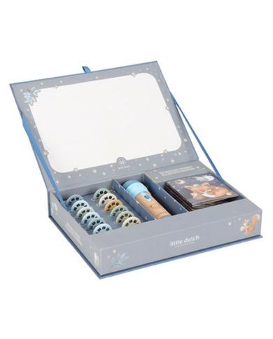 LITTLE DUTCH – Lampe de poche à histoires - Bleue LITTLE DUTCH – Lampe de poche à histoires - Bleue