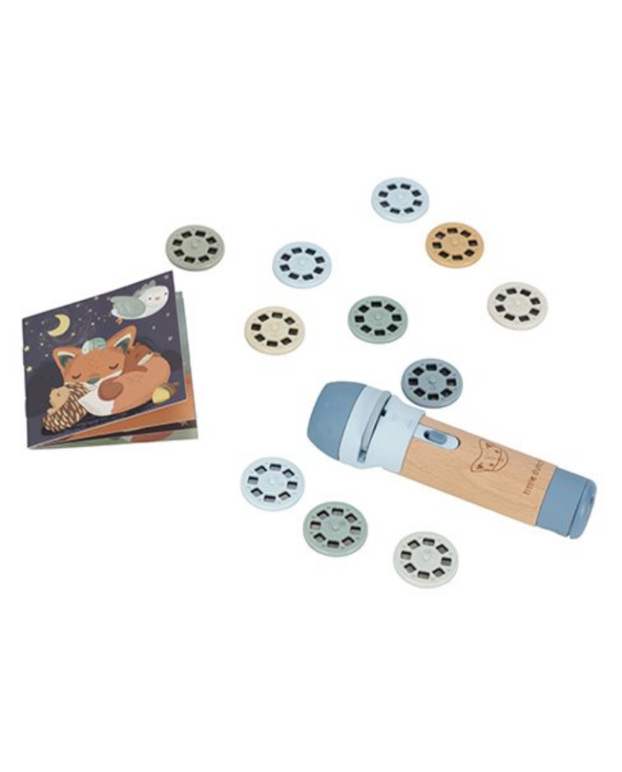 LITTLE DUTCH – Lampe de poche à histoires - Bleue