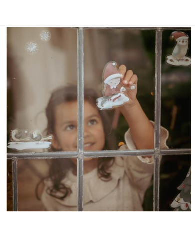 LITTLE DUTCH NOEL - Autocollants de fenêtre réutilisables Noël LITTLE DUTCH NOEL - Autocollants de fenêtre réutilisables Noël