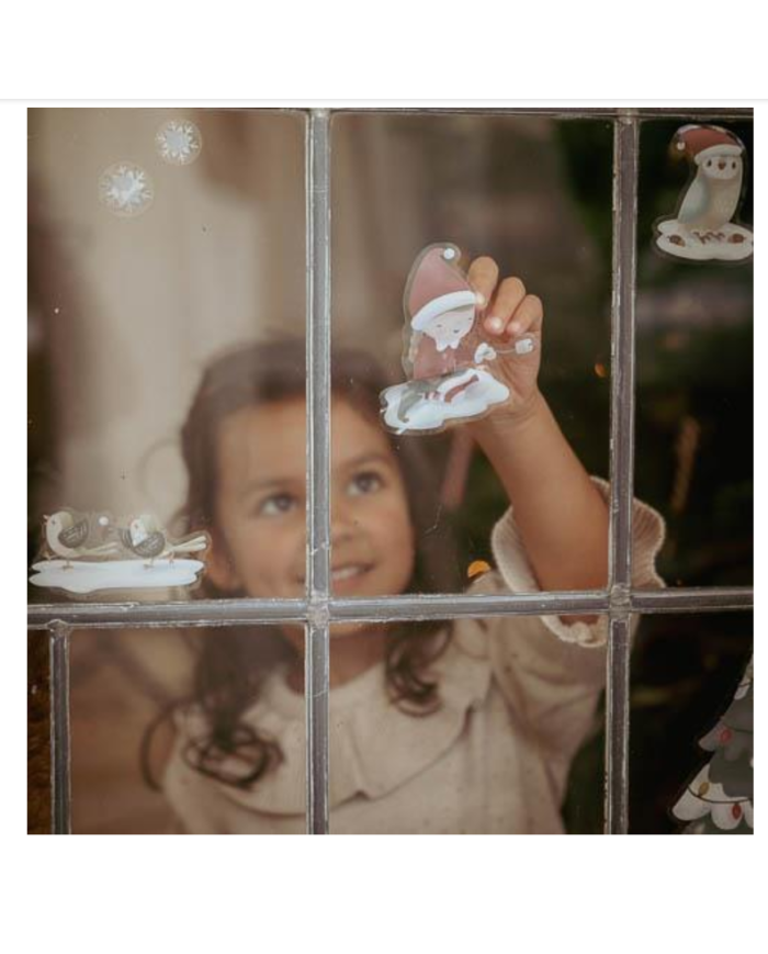 LITTLE DUTCH NOEL - Autocollants de fenêtre réutilisables Noël