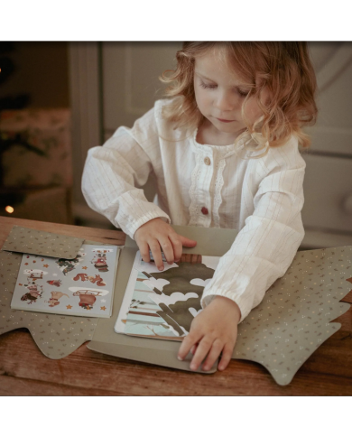 LITTLE DUTCH NOEL - Livre d'autocollants de Noël avec cartes postales LITTLE DUTCH NOEL - Livre d'autocollants de Noël avec cartes postales