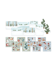 LITTLE DUTCH NOEL - Livre d'autocollants de Noël avec cartes postales