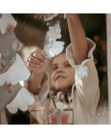 LITTLE DUTCH NOEL - Autocollants de fenêtre sapin LITTLE DUTCH NOEL - Autocollants de fenêtre sapin