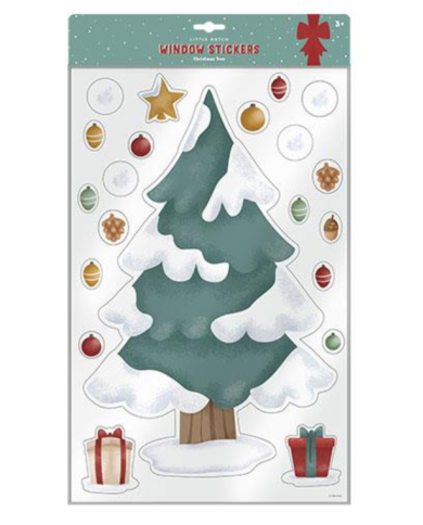 LITTLE DUTCH NOEL - Autocollants de fenêtre sapin LITTLE DUTCH NOEL - Autocollants de fenêtre sapin