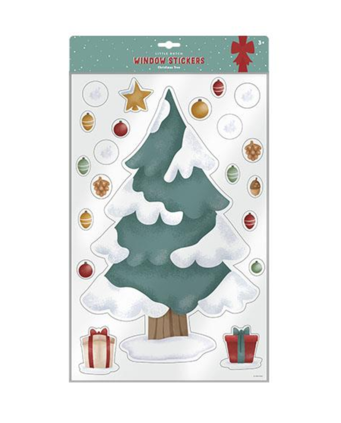 LITTLE DUTCH NOEL - Autocollants de fenêtre sapin