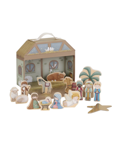 LITTLE DUTCH NOEL - Crèche de Noël en bois LITTLE DUTCH NOEL - Crèche de Noël en bois