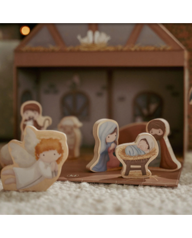 LITTLE DUTCH NOEL - Crèche de Noël en bois LITTLE DUTCH NOEL - Crèche de Noël en bois