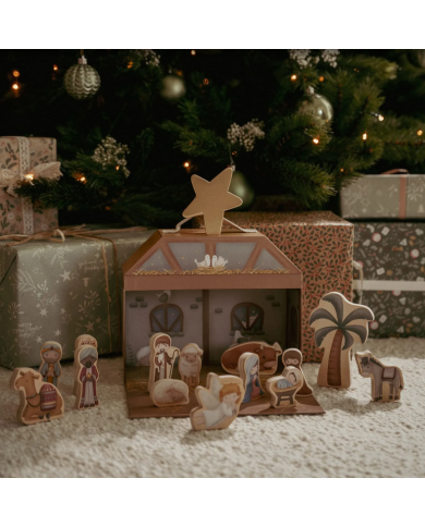 LITTLE DUTCH NOEL - Crèche de Noël en bois LITTLE DUTCH NOEL - Crèche de Noël en bois