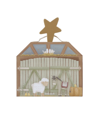 LITTLE DUTCH NOEL - Crèche de Noël en bois LITTLE DUTCH NOEL - Crèche de Noël en bois