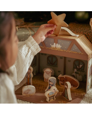 LITTLE DUTCH NOEL - Crèche de Noël en bois LITTLE DUTCH NOEL - Crèche de Noël en bois