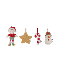 LITTLE DUTCH NOEL - Décorations pour sapin Rosa ou Jim LITTLE DUTCH NOEL - Décorations pour sapin Rosa ou Jim