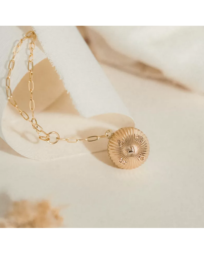 copy of Bola-JOY or jaune- cordon rose/crème