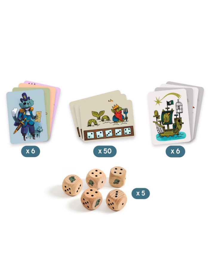DJECO – Pirates’n’dice – Jeu de dés et de défis pour enfant
