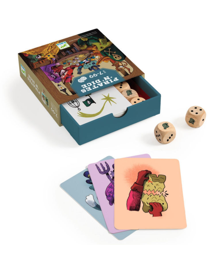DJECO – Pirates’n’dice – Jeu de dés et de défis pour enfant