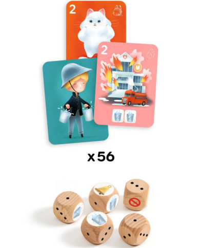 DJECO – S.O.S. Mission – Jeu de dés et de stratégie pour enfants DJECO – S.O.S. Mission – Jeu de dés et de stratégie pour enfants