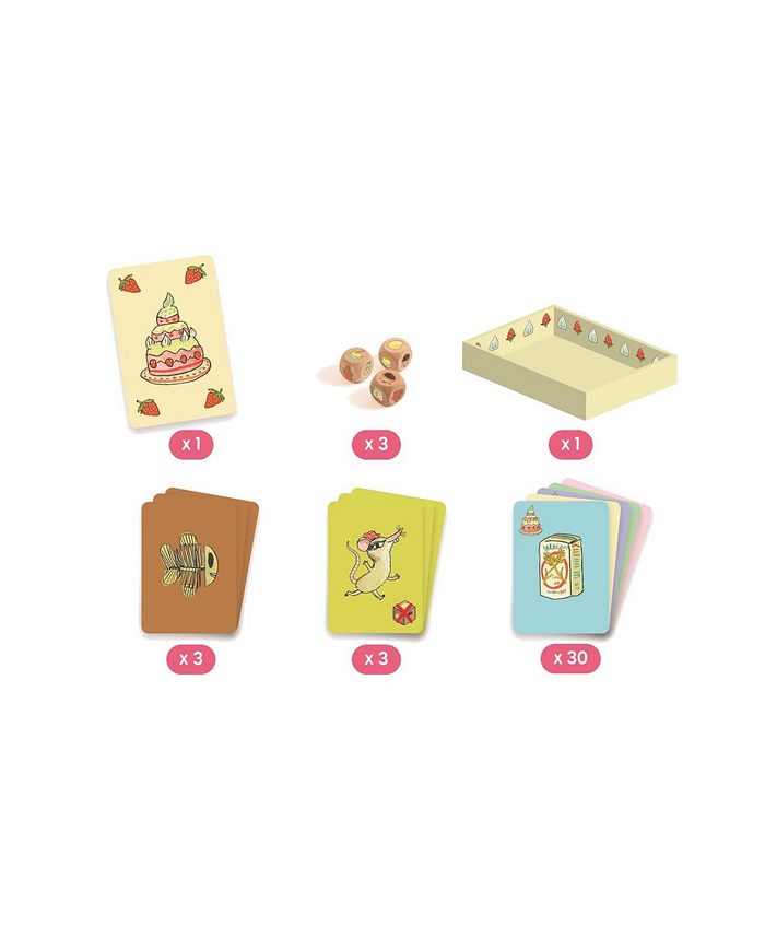 DJECO – Sugar Cake - Jeu de dés pour enfant