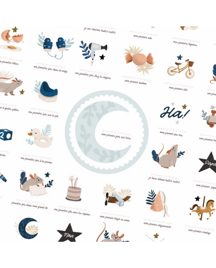 LES PETITES DATES - Affiche Mes premières fois - Souris Cobalt