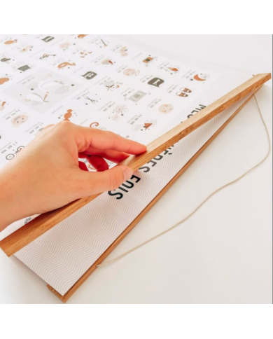 LES PETITES DATES - Porte-affiche en pin