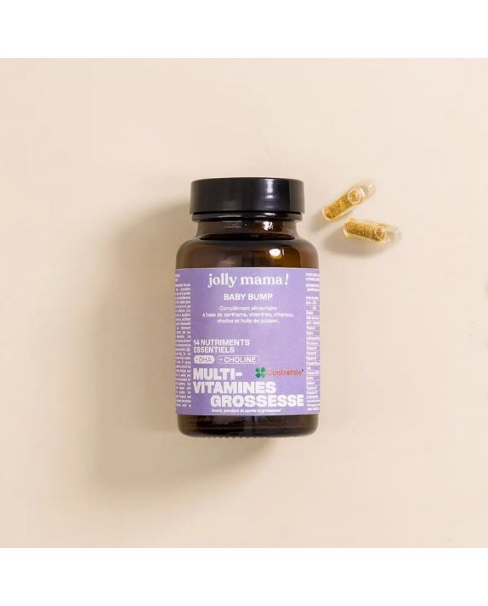 JOLLY MAMA - Multivitamines prénatal avec DHA - Baby Bump