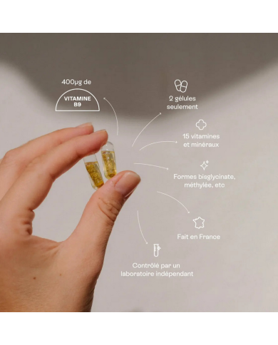 JOLLY MAMA - Multivitamines prénatal avec DHA - Baby Bump