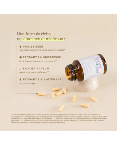 JOLLY MAMA -  Gélules multivitamines grossesse -  Bump essentials