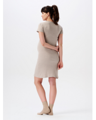 NOPPIES - Robe pyjama d'allaitement TAMI - Taupe